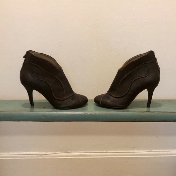 Fly London Stiletto Booties Brown EU40 US9 - 9 1/2 - Picture 8 of 10